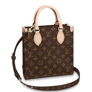 LOUIS VUITTON Monogram Sac Plat BB w/ Strap